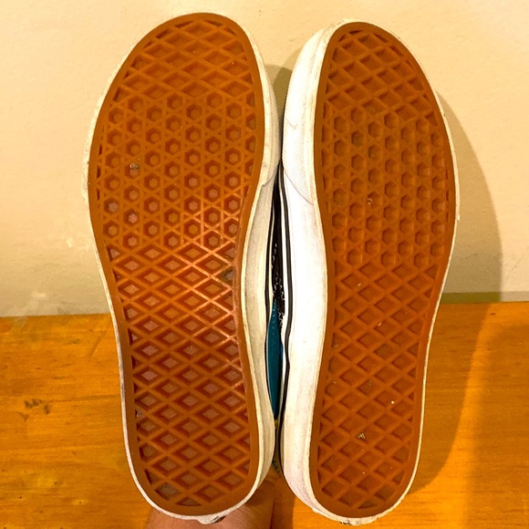 Vans Off the Wall Slip on Low Top Color Block Sneakers Mens 3.5 Womens 5 - Picture 7 of 11